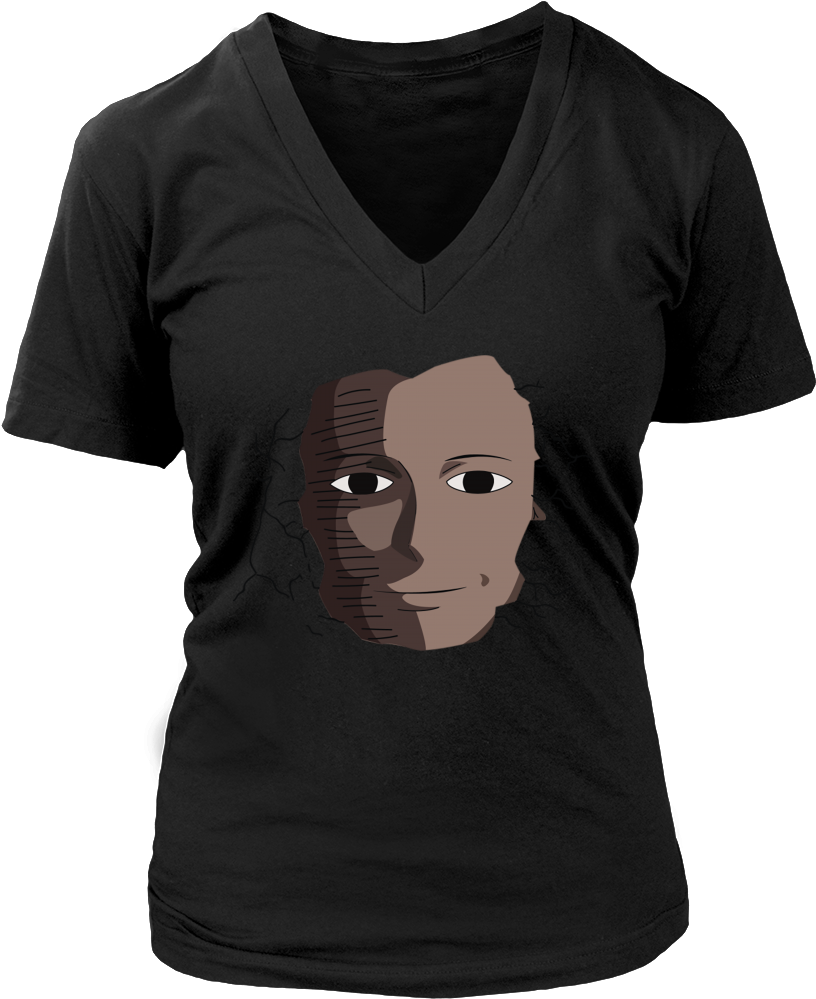 Saitama Ground Face T-shirt Girl Emoji, Saitama, Girl - Shirt (1000x1000), Png Download