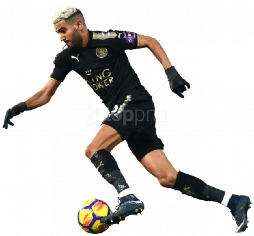 Free Png Download Riyad Mahrez Png Images Background - Kick Up A Soccer Ball (850x792), Png Download