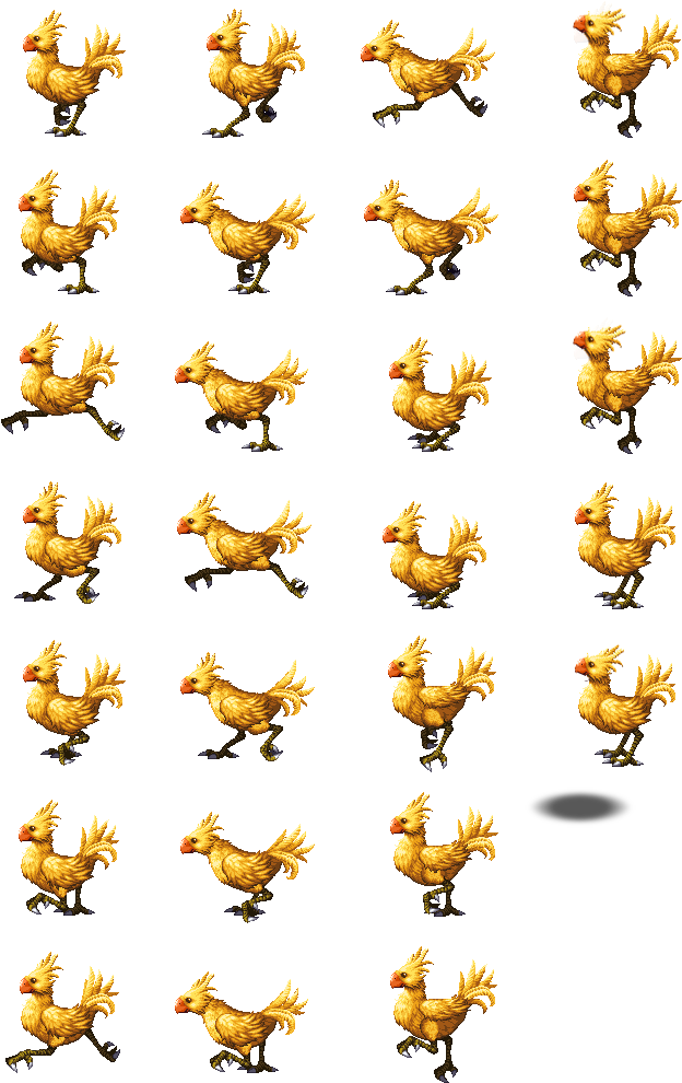Battle Bg Chocobo - Chicken (672x1008), Png Download