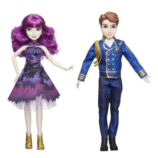 33 Pcs Disney Descendants E5306as00 Royal Cotillion - Mal Descendants Doll (1000x1000), Png Download