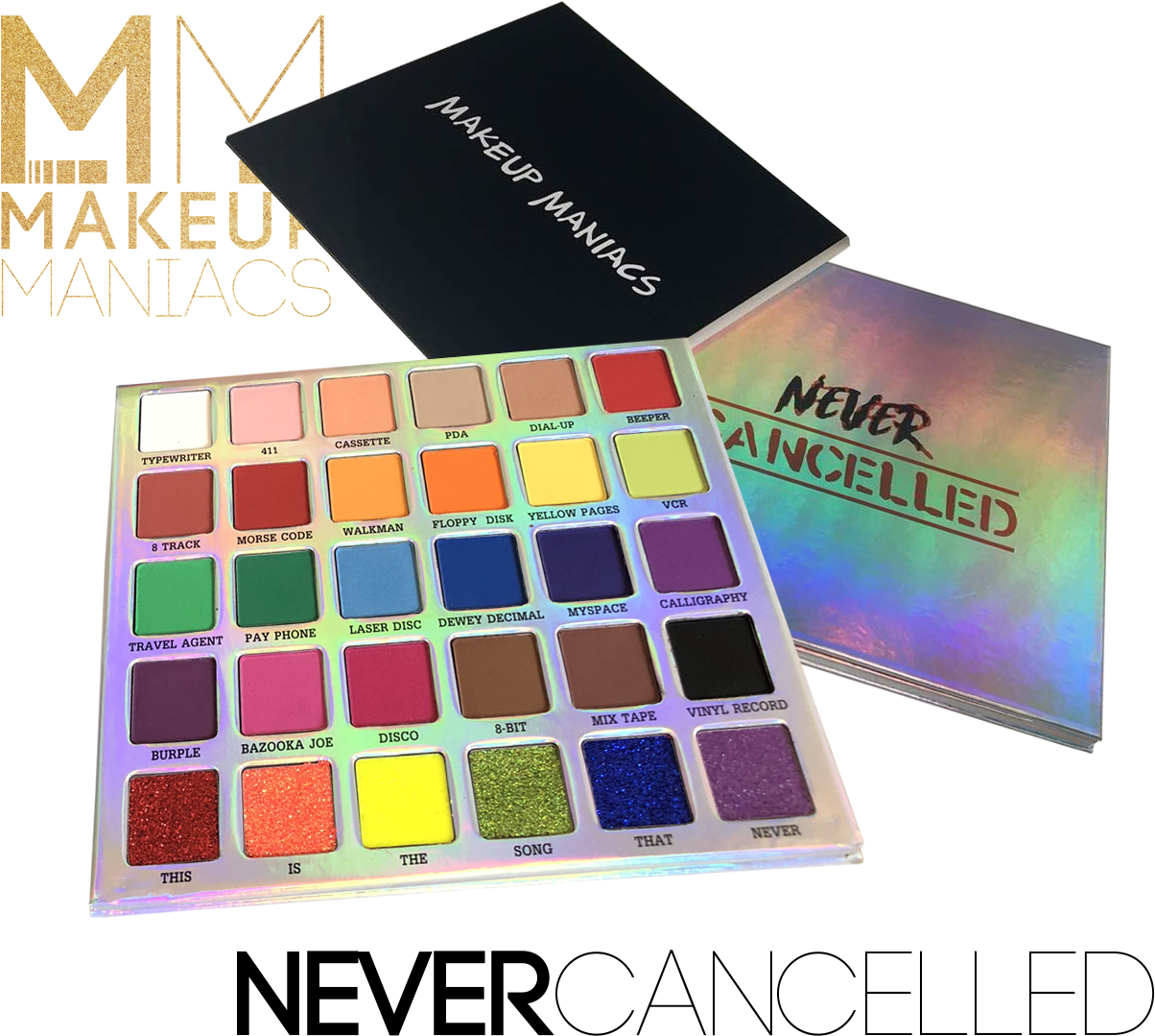 Never Cancelled Palette - Cleanser (1230x1095), Png Download