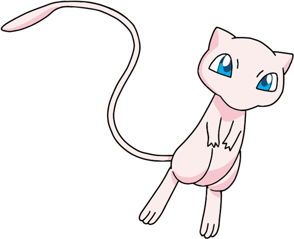 #pokemon #mew #legendary #legendarypokemon #mythical - Domestic Short-haired Cat (1024x844), Png Download