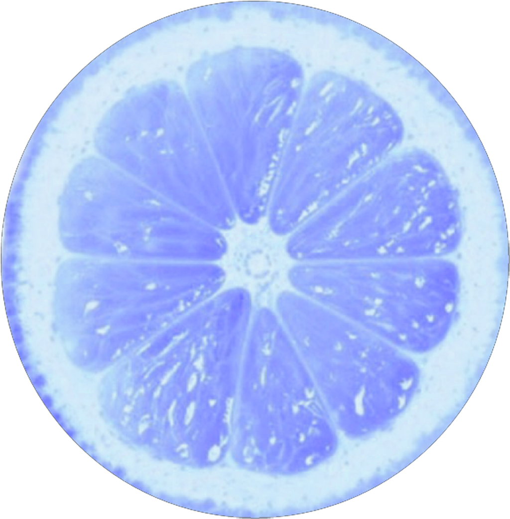 ##circle #limon #blue #circulo #png #tumblr #colors - Lemon Slices Png (1024x1043), Png Download