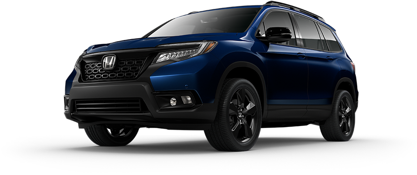Obsidian Blue Pearl - Honda Passport 2019 Black (880x495), Png Download