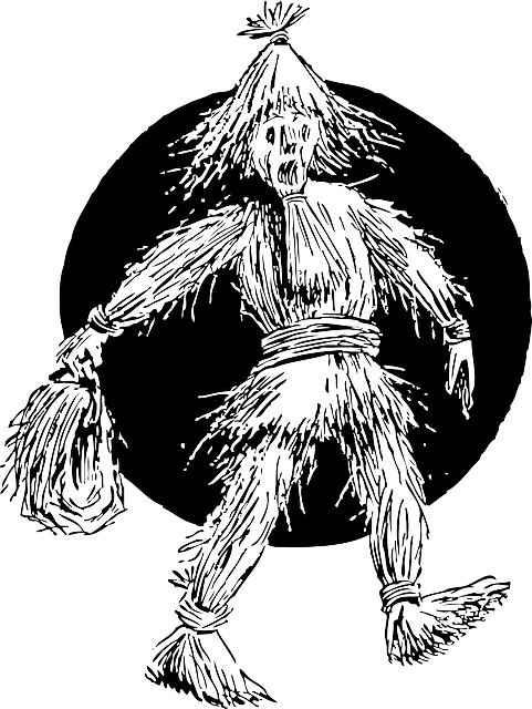 Straw Man Clipart (481x640), Png Download