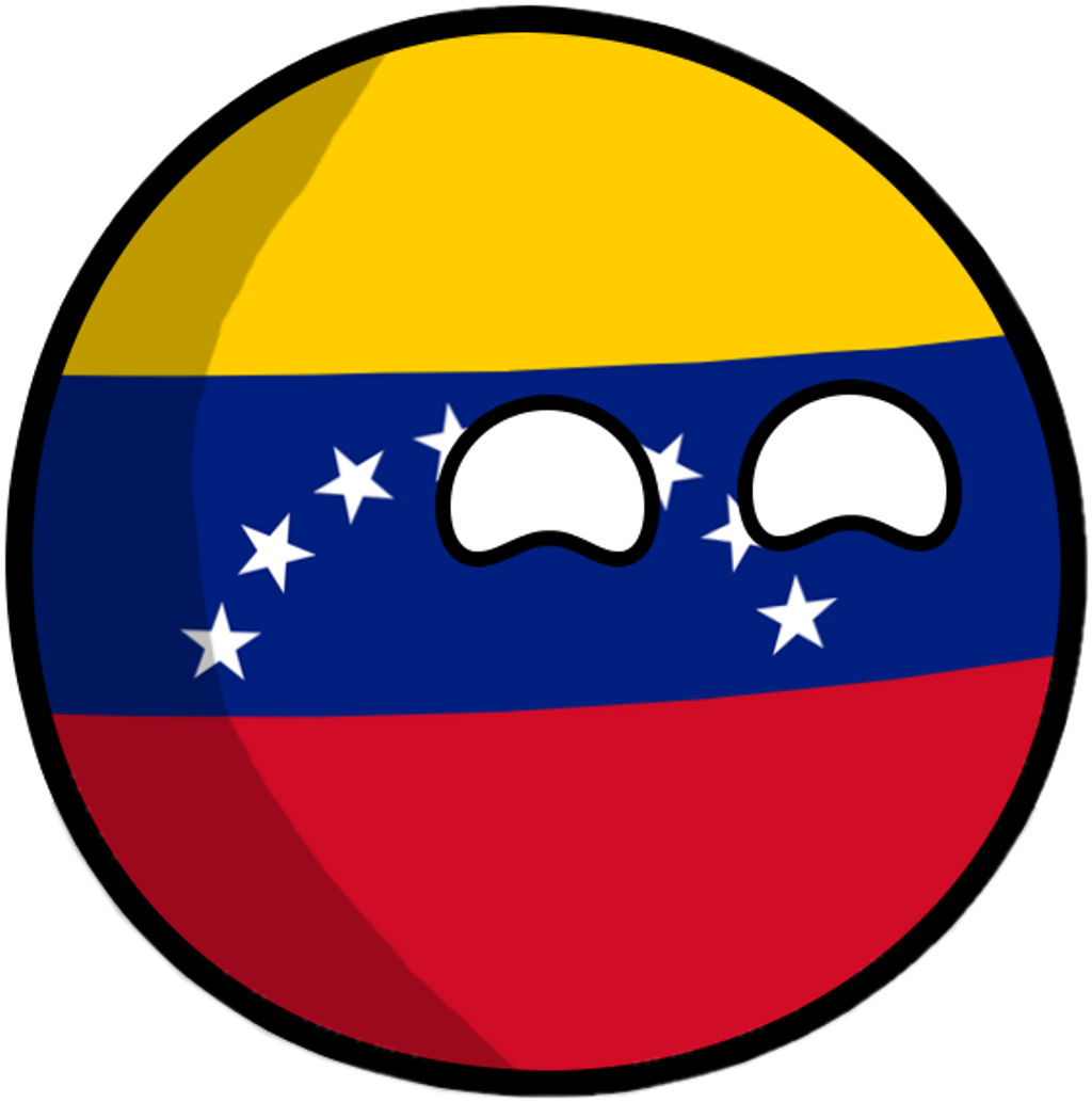 #venezuelaball #countryballs #venezuela #freetoedit - Venezuela Icon (1024x1033), Png Download