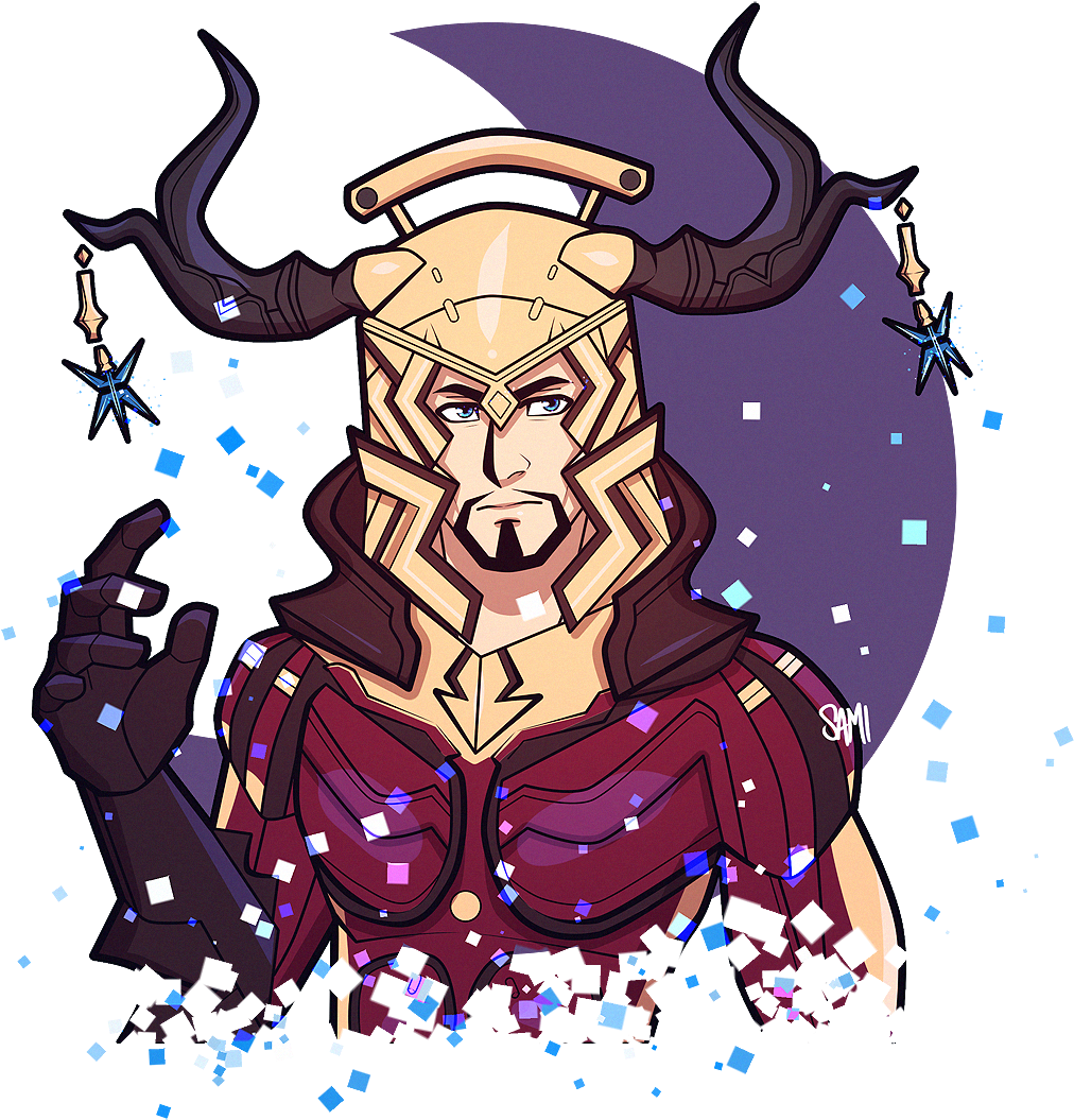 Human Frost - Warframe Gijinka (1080x1080), Png Download