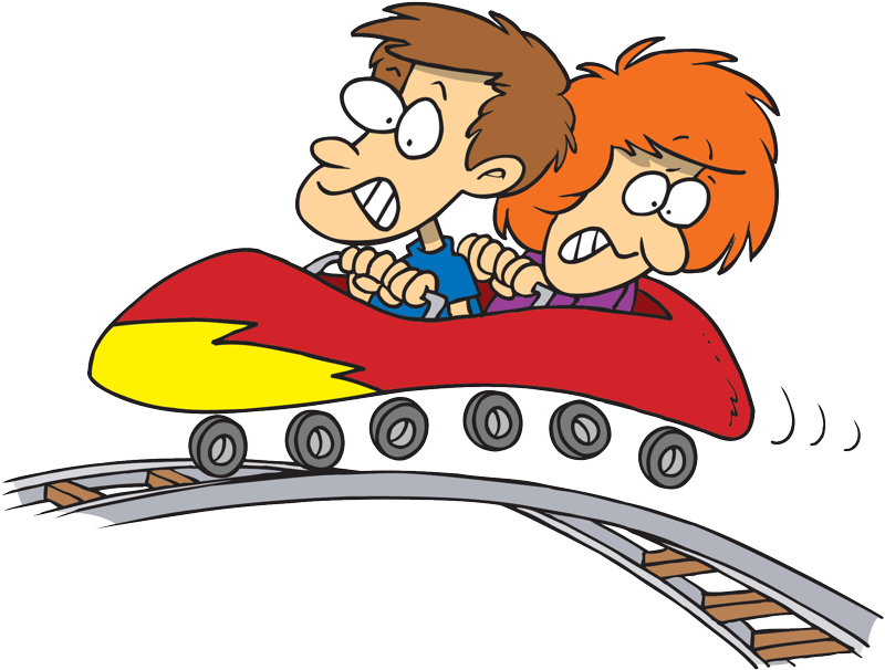 Roller Coaster Train Royalty-free Clip Art - Roller Coaster Car Png (800x606), Png Download
