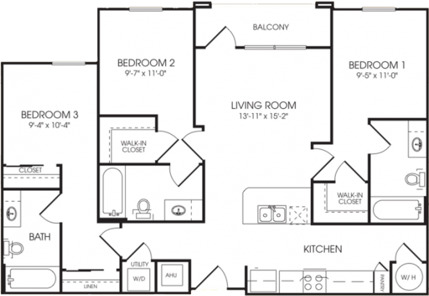Floor Plansenergy Ph1 - Diagram (640x480), Png Download