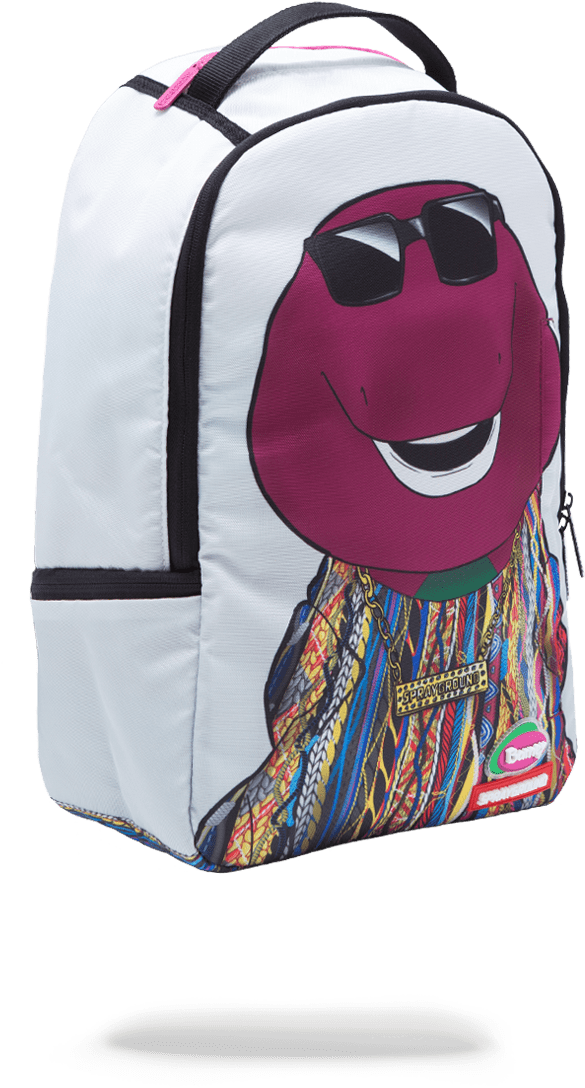 Biggie Barney - Barney Sprayground (960x1225), Png Download