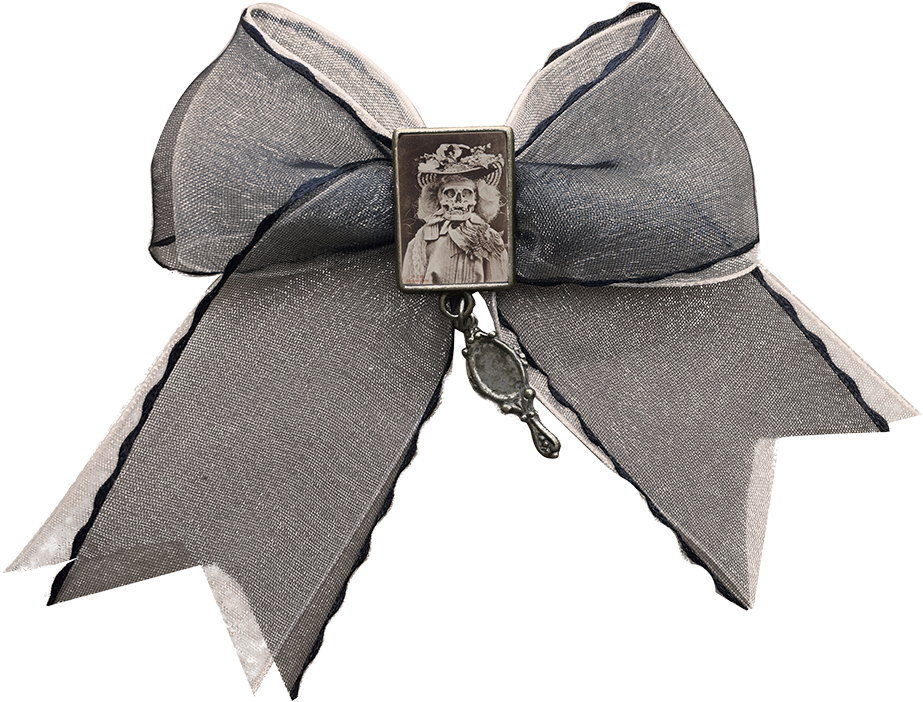 Skull Duggery Hair Bow - Paisley (936x722), Png Download