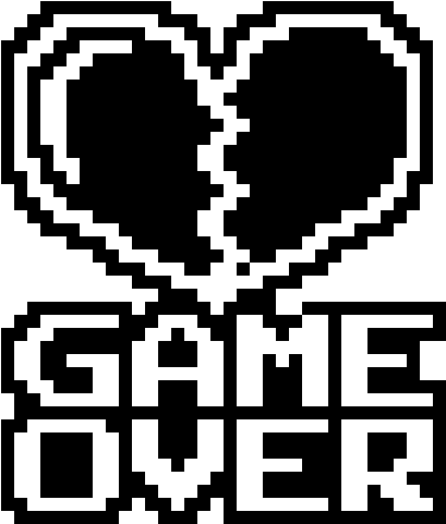 Game Over (1200x1200), Png Download