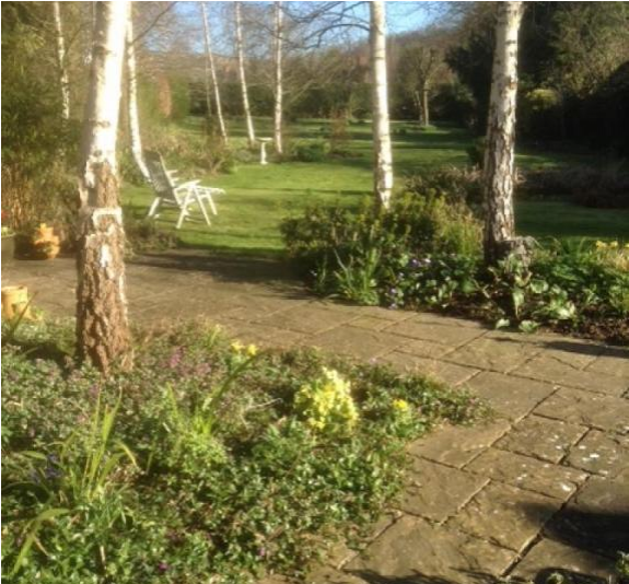 Cheltenham- Spacious Cotswold Home & Garden - Backyard (800x533), Png Download