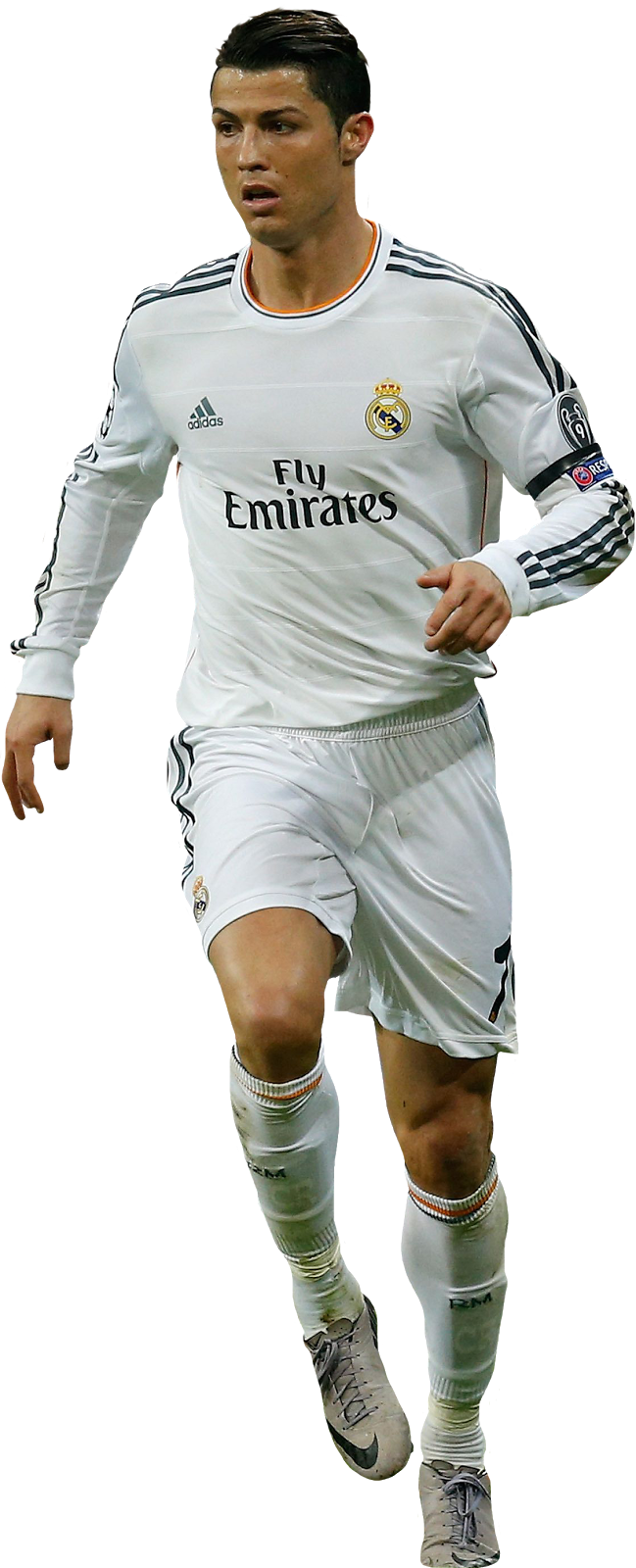 Cristiano Ronaldo Football Player Shoe Sport Clipart - Football Player (649x1600), Png Download