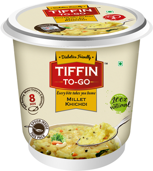 Millet Khichdi - Tiffin To Go (650x700), Png Download