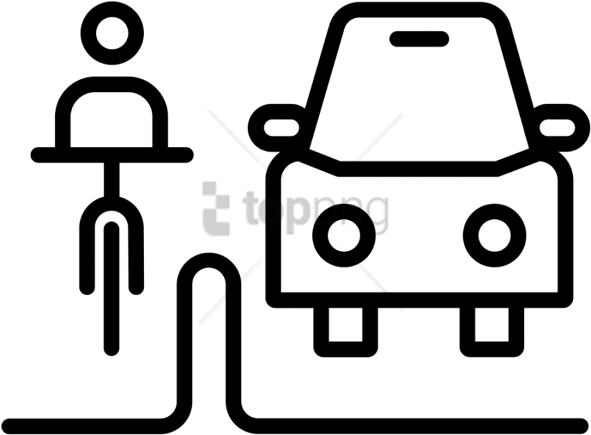 Free Png Bike Lane Icon Png Image With Transparent (850x625), Png Download