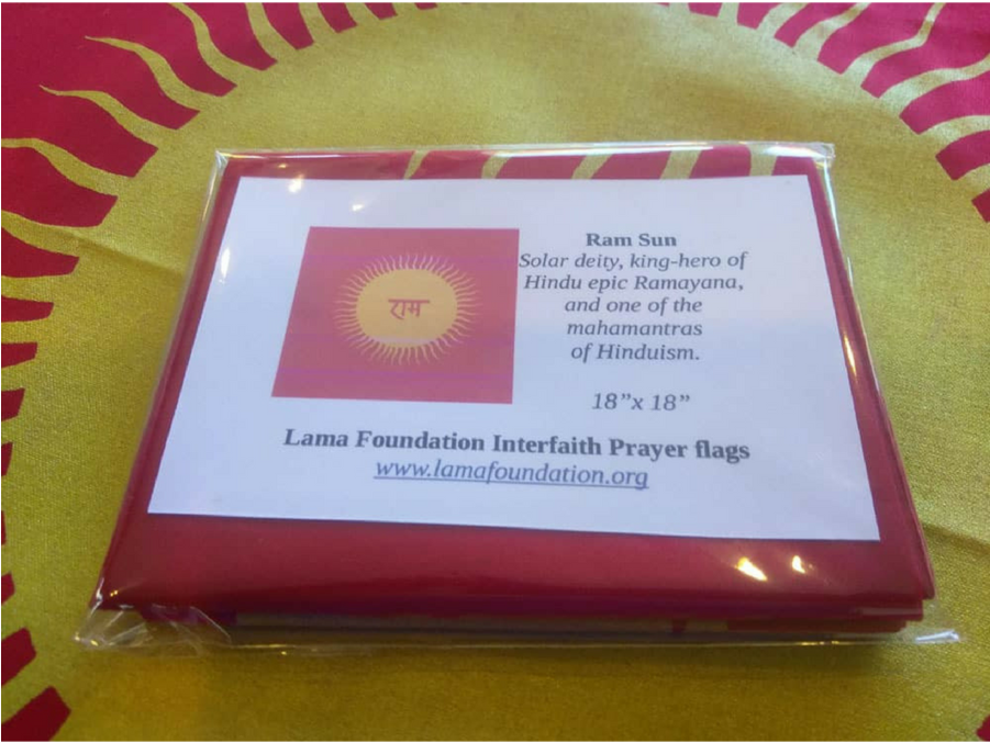 Ram Sun Prayer Flag (900x900), Png Download
