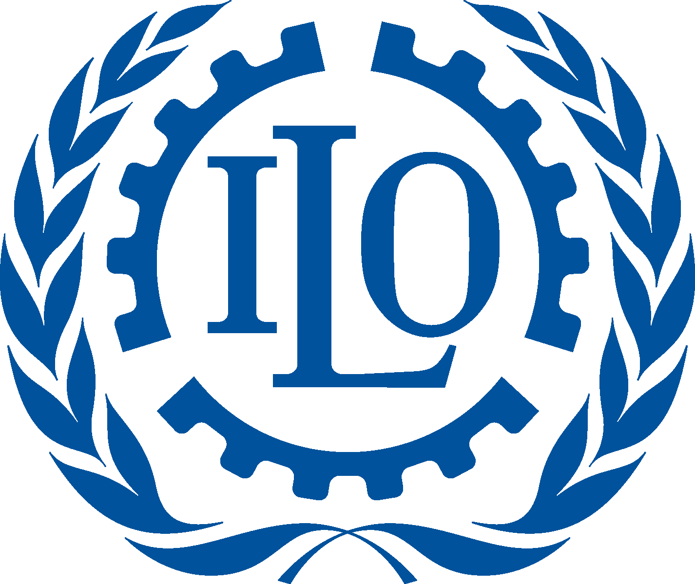 Ilo Logo - International Labour Organization Png (1426x1199), Png Download