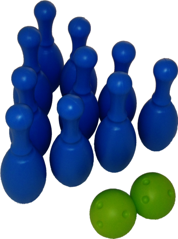 Ten Pin Bowling Plastic Skittles Blue [10pinblu] - Ten-pin Bowling (800x800), Png Download