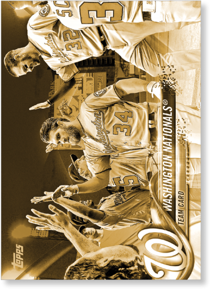 2018 Topps Series 1 Baseball Washington Nationals - Illustration (700x700), Png Download