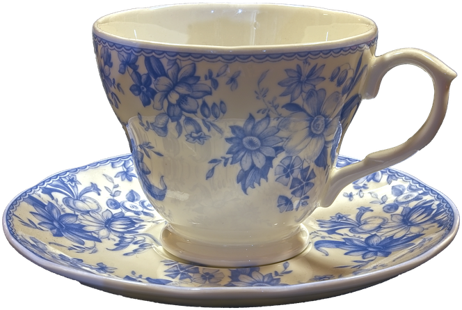 Blue And White China, Cup, Saucer, Teacup, Traditional - Cup (960x638), Png Download