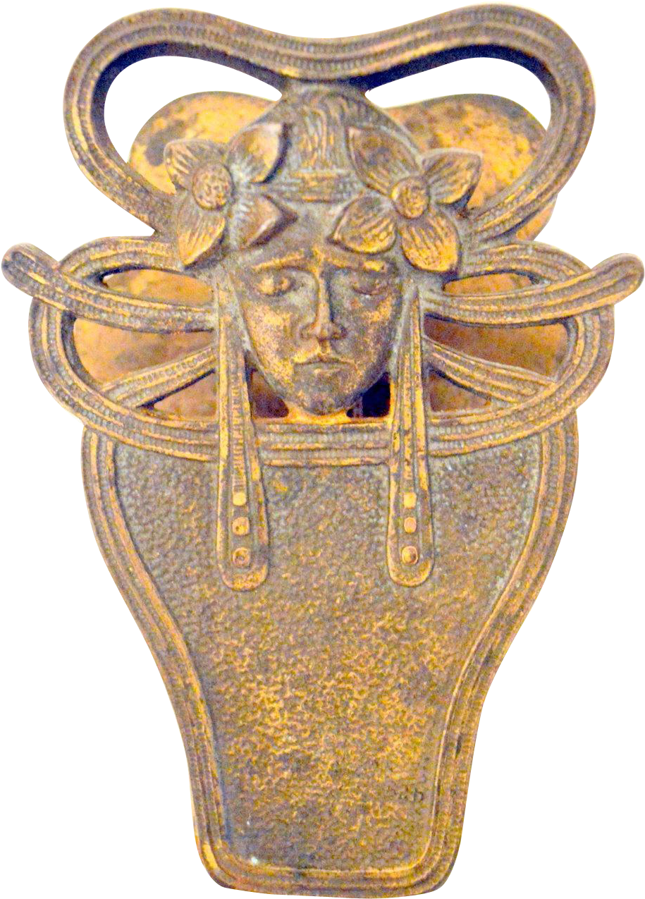 Cast Iron Figural Paper Clip Holder - Antique (1274x1274), Png Download