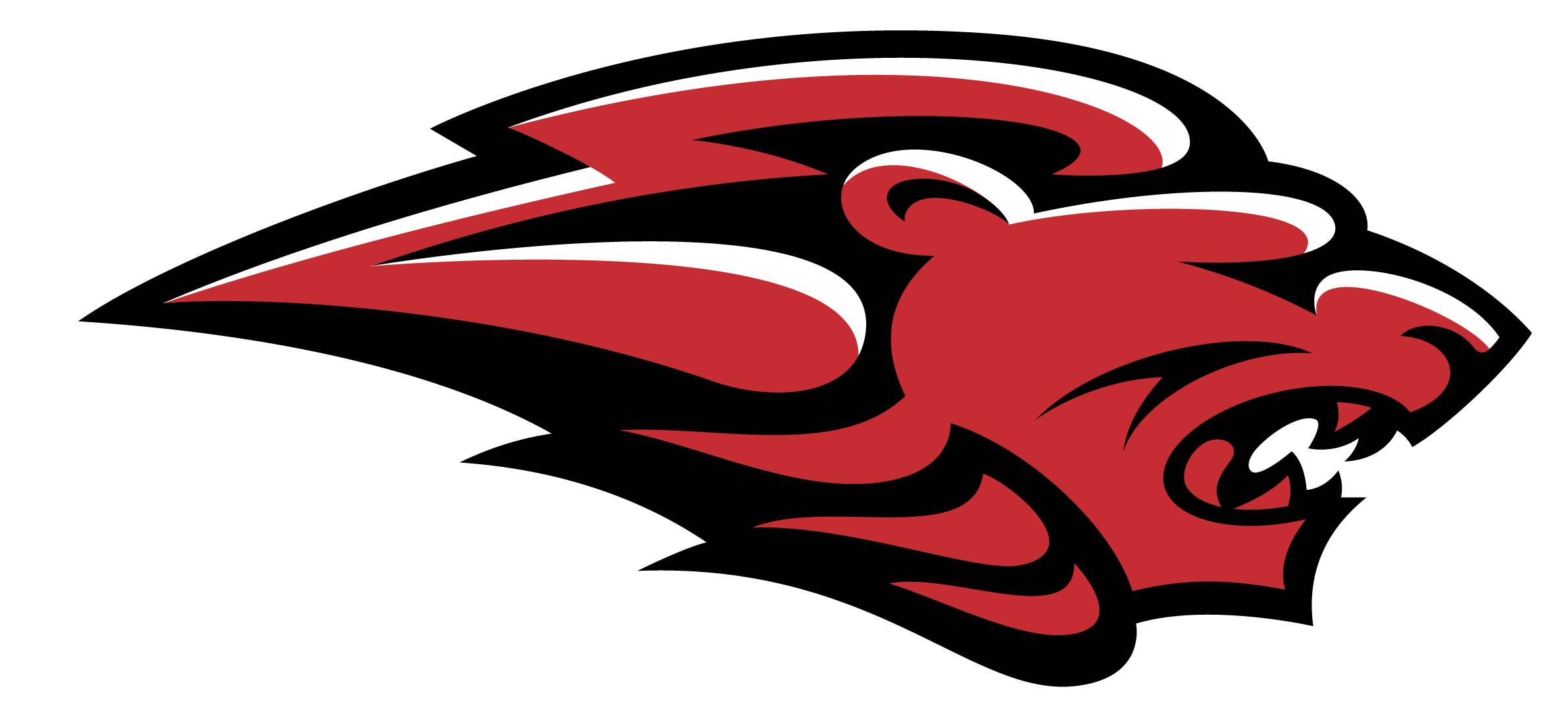 Sports Logos, Lions, Lion - Lincoln Christian University Red Lions (2400x1097), Png Download