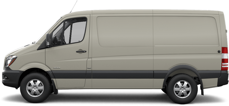Stone Grey - 2018 Mercedes Benz Sprinter 2500 (885x383), Png Download