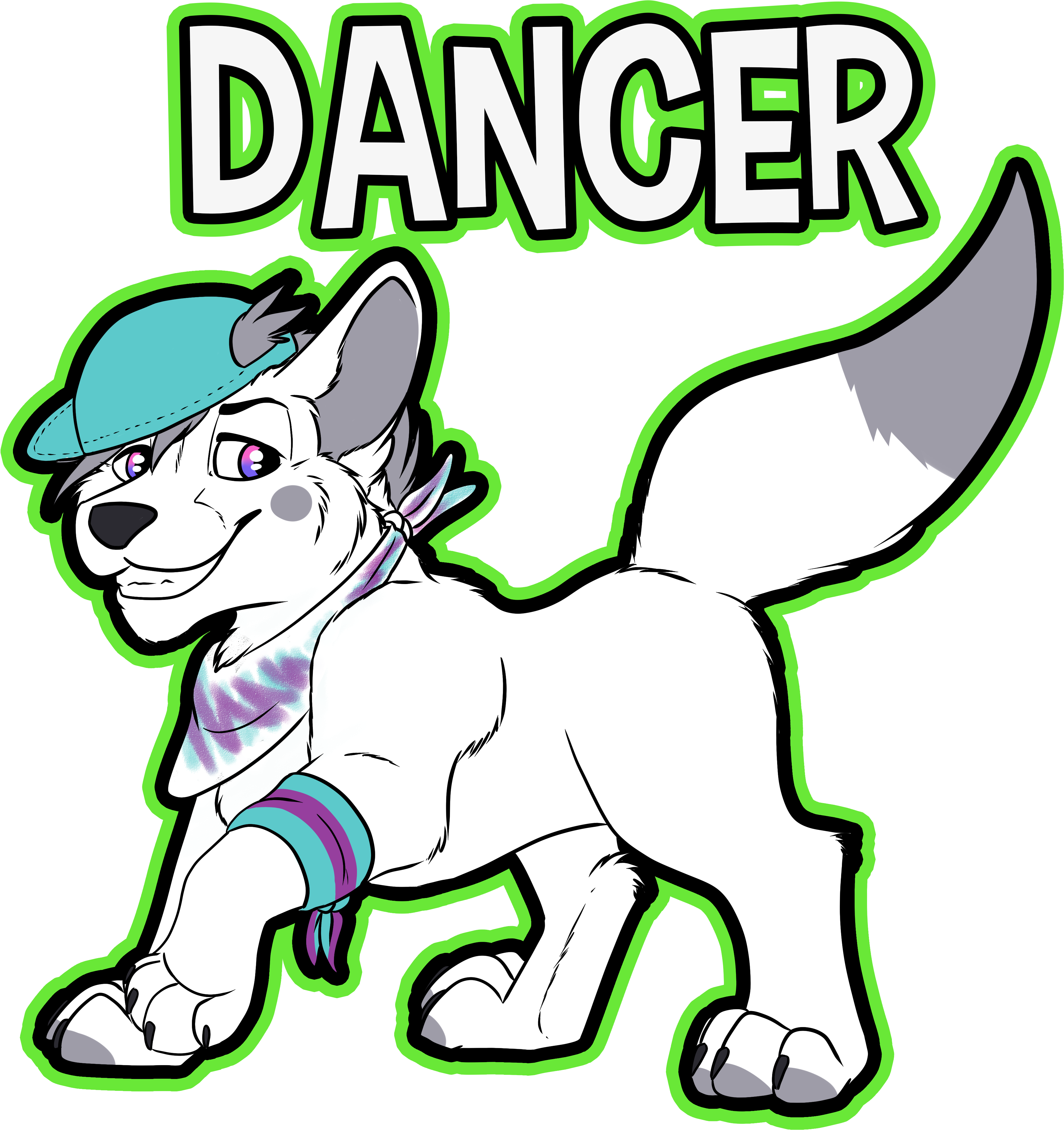 Dancer - Cartoon (4344x4391), Png Download