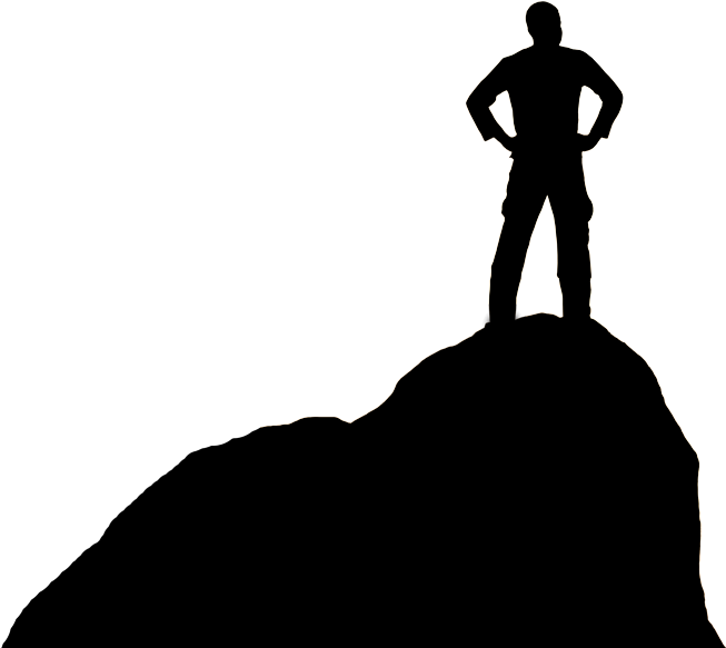 Top Of The Hill (677x582), Png Download