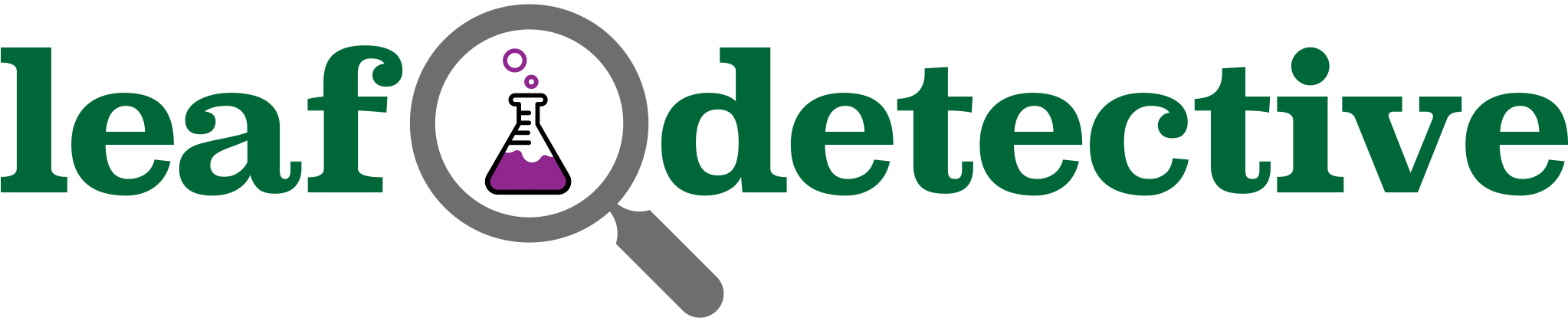 Logo Leaf Detective - Leaf Detective (2130x482), Png Download