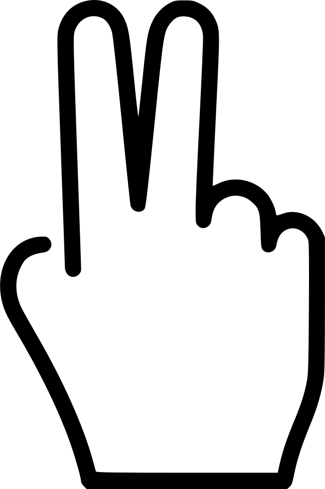 Png File Svg - Hands Gestures (652x980), Png Download