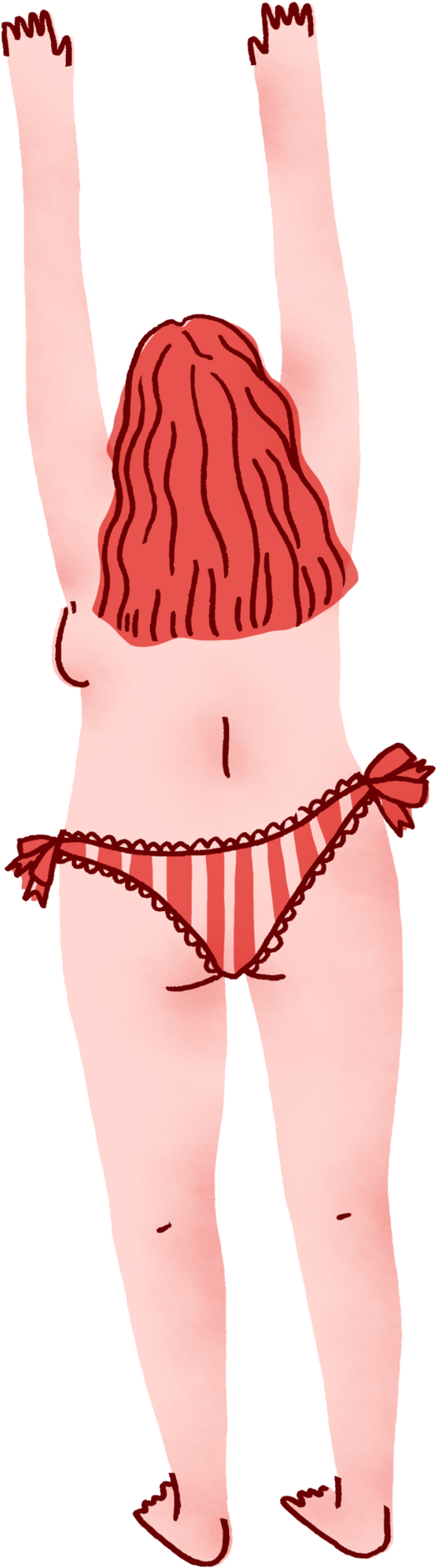 Lady 1 - Swimsuit Top (1000x2001), Png Download