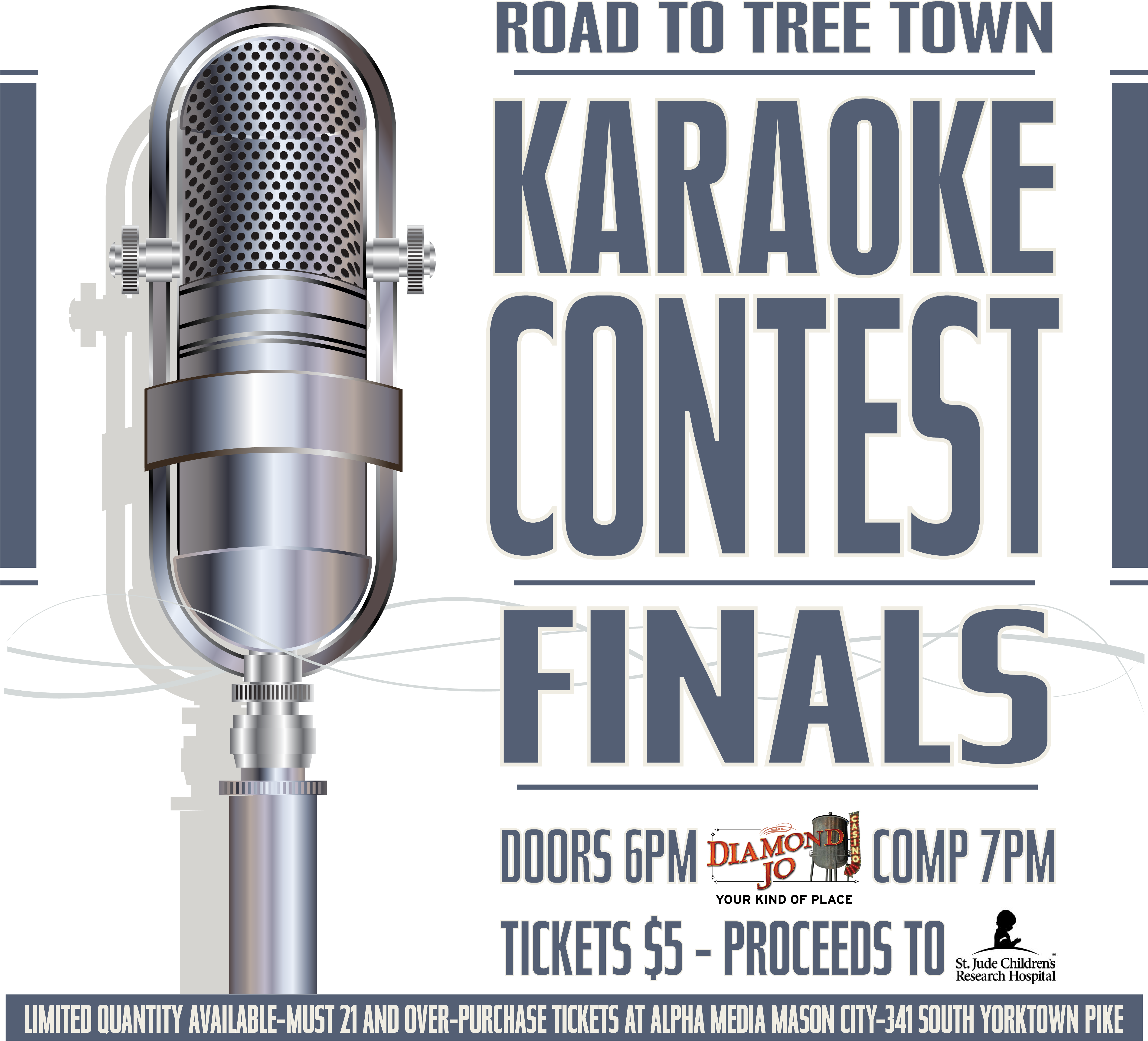 Karaoke-page - Diamond Jo Casino (4942x4543), Png Download