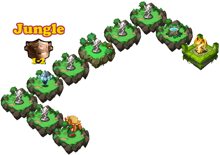 Hmnm Jungle 1 2 - Cartoon (720x508), Png Download