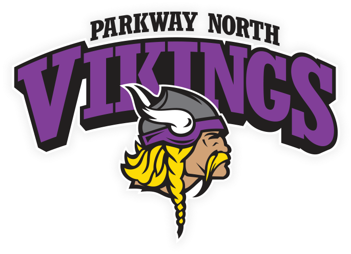 Parkway North Vikings - Parkway North High School Viking (1000x504), Png Download