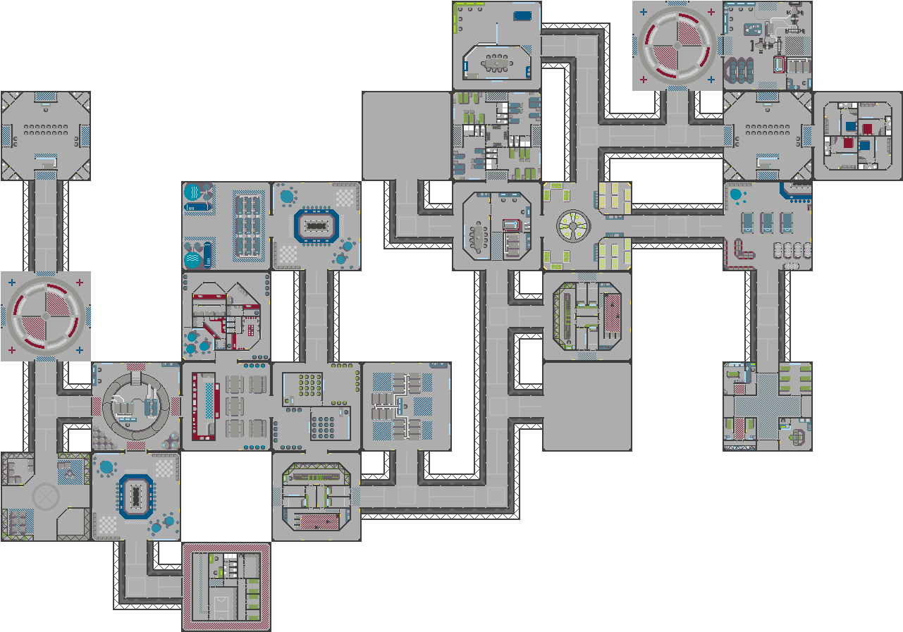 Space Station 1974416441 Small 1536×1152 - Floor Plan (1536x1152), Png Download