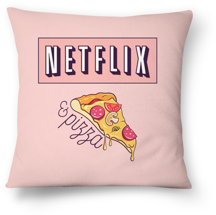 Almofada Netflix & Pizza De Priscilla C - Netflix (800x800), Png Download