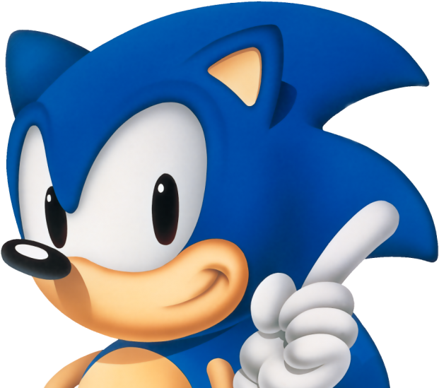 Classic Sonic The Hedgehog (621x549), Png Download