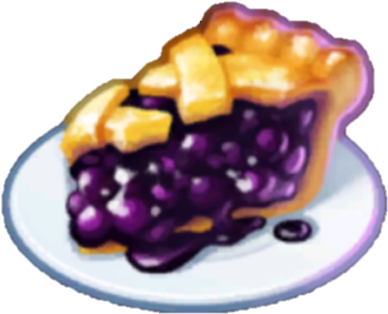 Blueberry Pie (635x656), Png Download
