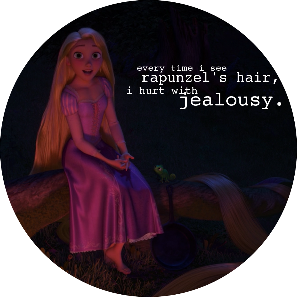 Tangled Rapunzel Tangled Confessions Hair - Girl (1000x1000), Png Download