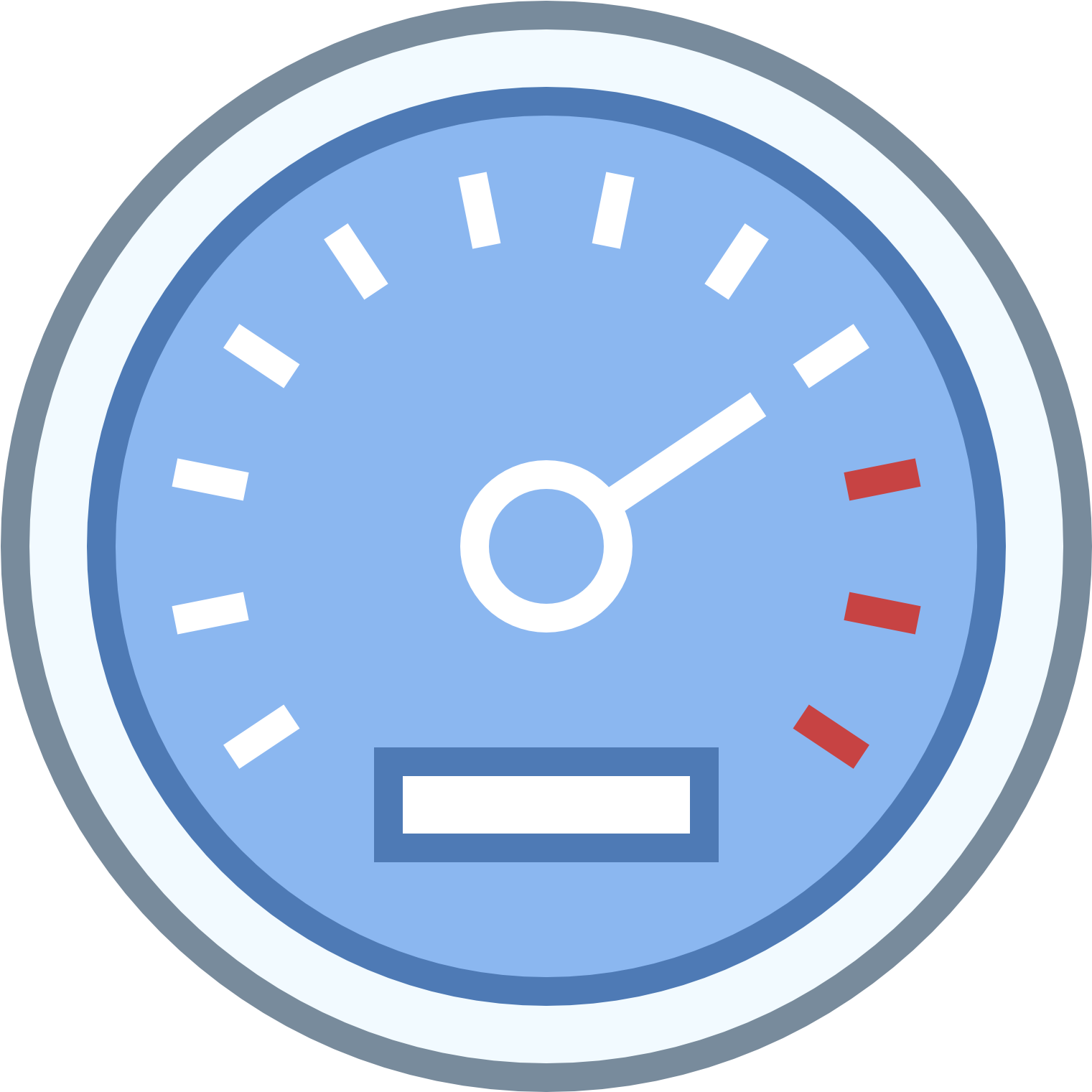 Speedometer Icon - Mooncatchers (1600x1600), Png Download