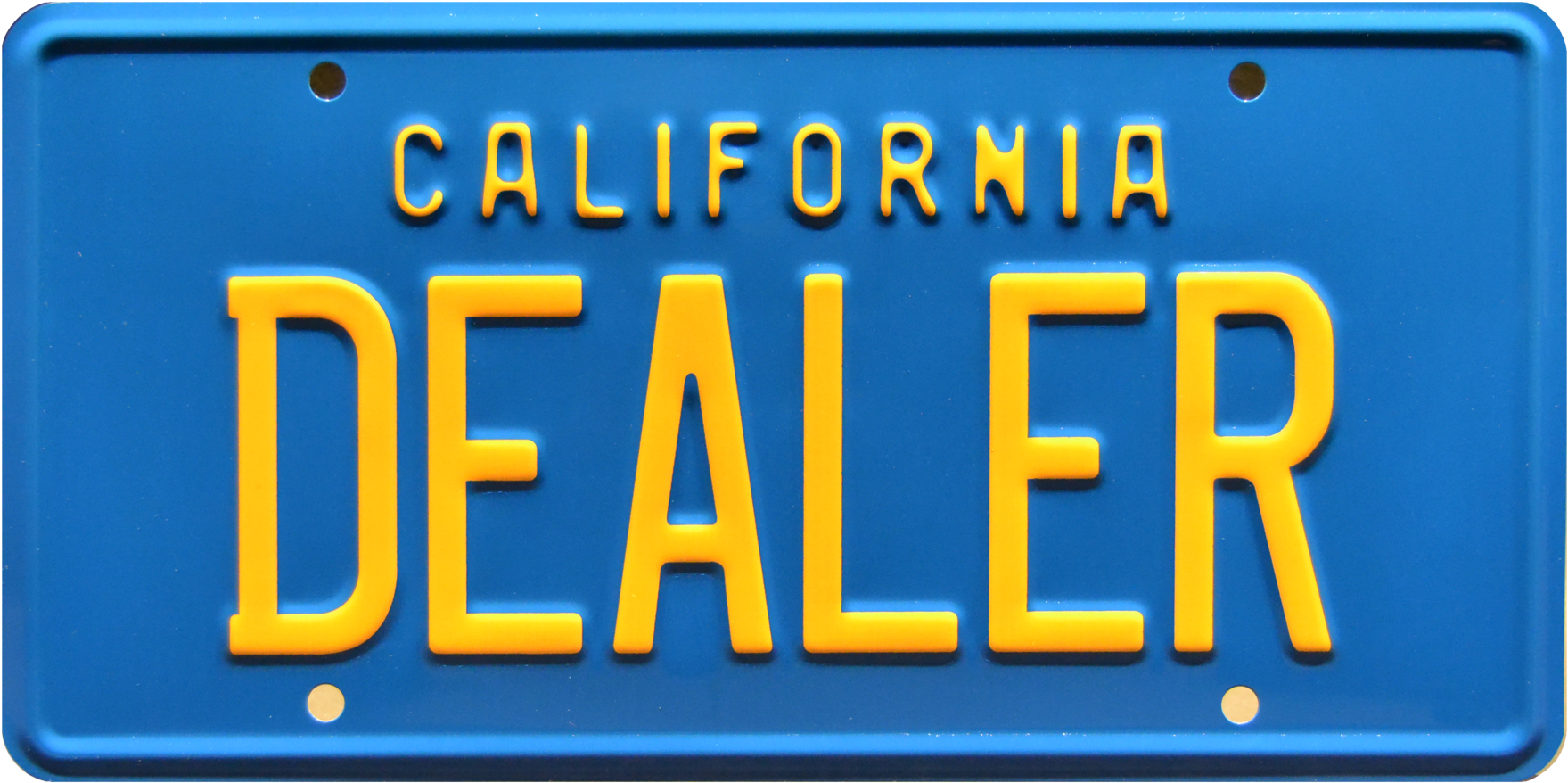 Dealer Prop Plate Movie Memorabilia From Vintage Delorean - Signage (2048x1170), Png Download
