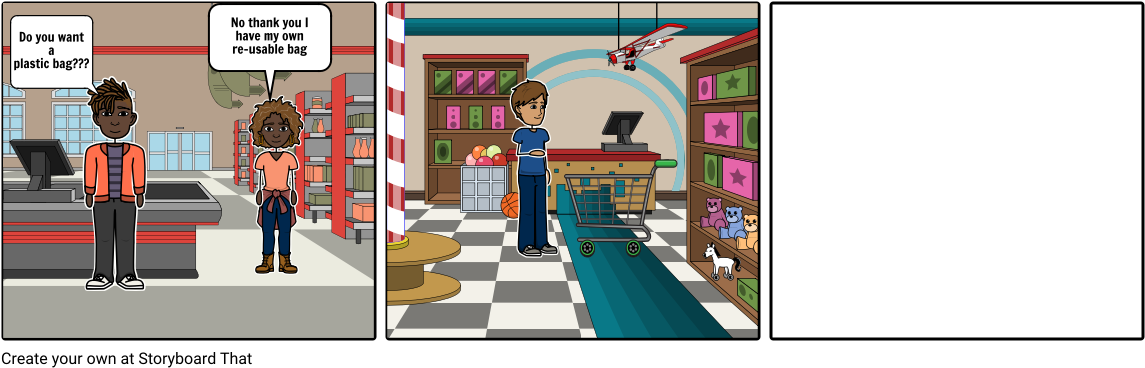 Plastic Bag Psa - Storyboard (1164x385), Png Download