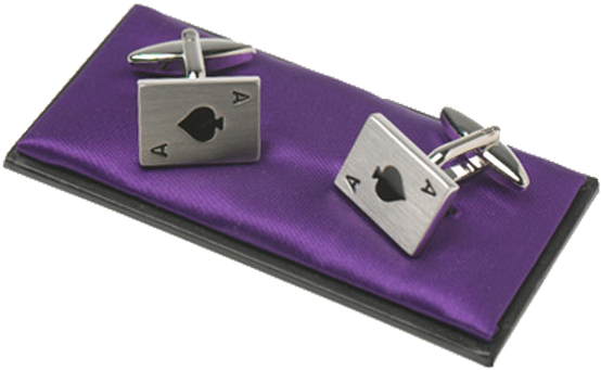 Cufflinks Ace Of Spades - Wallet (600x600), Png Download