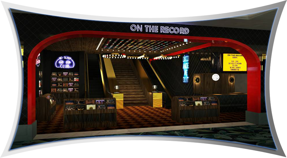 On The Record Nightclub Main Entrance Mgm Park Las - Park Mgm On The Record (1000x551), Png Download