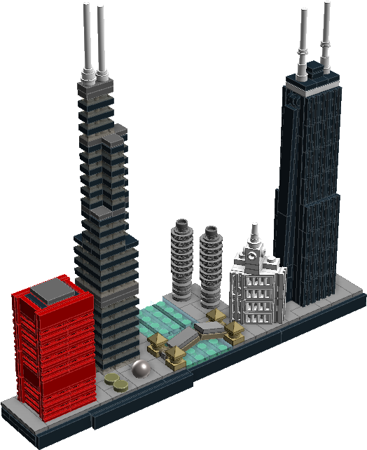 Lego - Tower Block (1040x642), Png Download