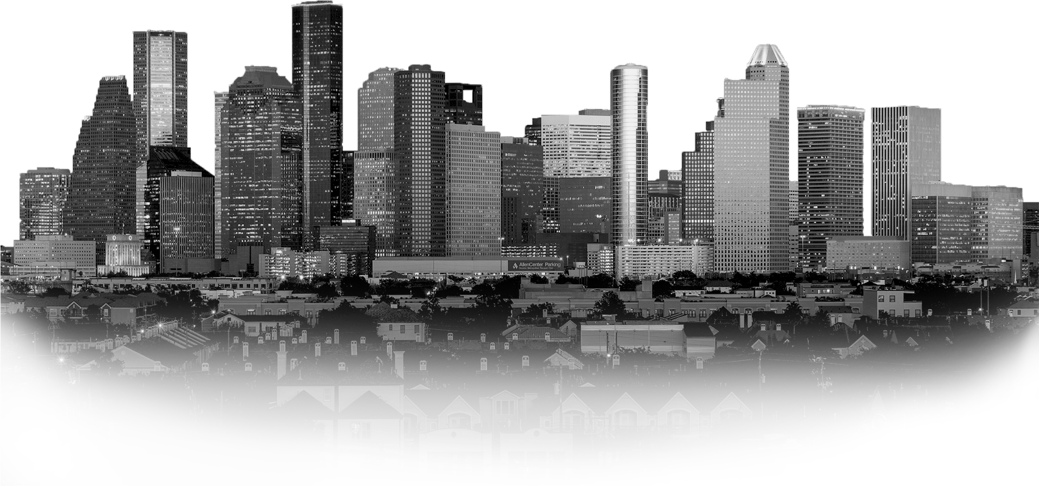 Houston - Skyline (2217x1480), Png Download