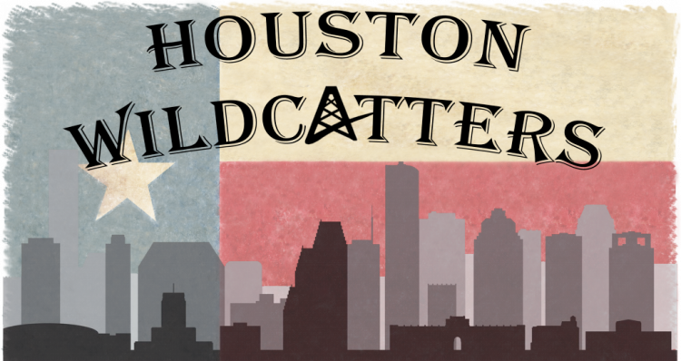In The Oil Patch Houston Wildcatters - Poster (750x398), Png Download