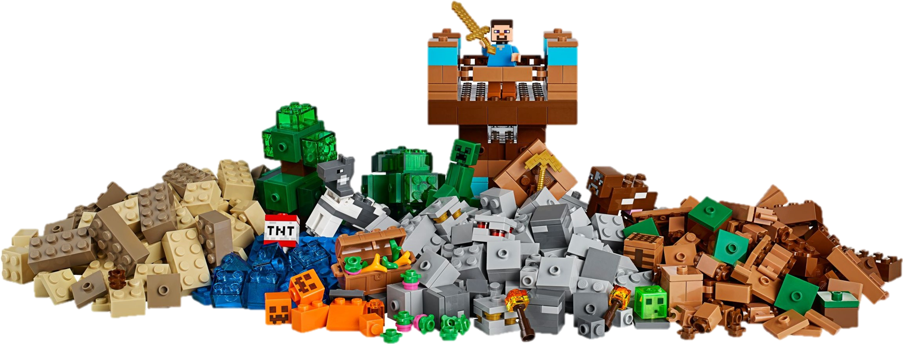 21135 The Crafting Box - Lego Crafting Box 2.0 (1844x709), Png Download